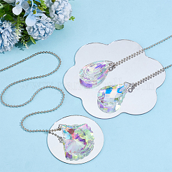 3Pcs 3 Styles Glass Charms Ceiling Fan Pull Chain Extenders&nbsp;HJEW-SP0001-81