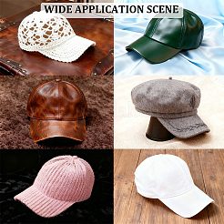 10Pcs PE Plastic Hat Brim Board for Peaked Cap&nbsp;DIY-CP0013-58B
