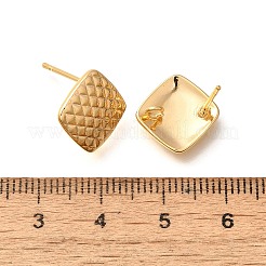 Brass Stud Earrings&nbsp;KK-K294-33G