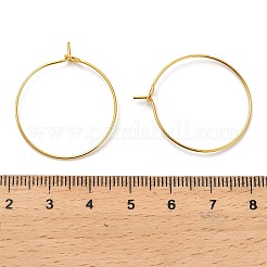 鉄の輪  ワイングラスチャームのパーツ  ゴールドカラー  30.5x25mm  ピン：0.6mm&nbsp;IFIN-R211-01G