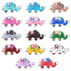 70Pcs 14 Styles Zinc Alloy Connector Charms&nbsp;ENAM-CJ0004-21