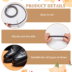 Leather Shoes Straight Edge Strip Cord&nbsp;DIY-WH0542-48B