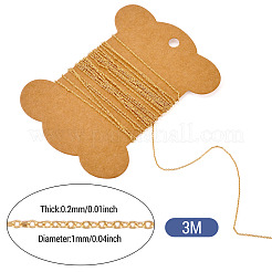 3m Brass Rolo Chains&nbsp;CHC-TA0001-42G