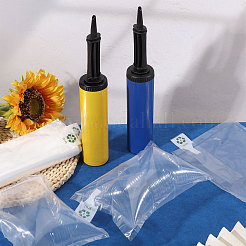 150個のインフレータブルPEとPAプラスチックバッグ  長方形  1個のPVC手動膨張ポンプ付き  透明  22.9x14.9x0.05cm&nbsp;ABAG-CO0001-04A