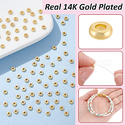 Brass Spacer Beads&nbsp;KK-BC0014-22C