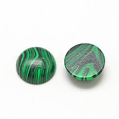 Synthetic Malachite Cabochons&nbsp;G-R416-8mm-38