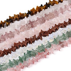Natural & Synthetic Mixed Gemstone Beads Strands&nbsp;G-T143-31M