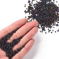 12/0 ガラスシードビーズ  アイリスラウンド  カラフル  2mm  穴：1mm  約30000個/ポンド&nbsp;SEED-A009-2mm-603