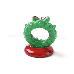Christmas Theme Opaque Resin Pendants&nbsp;RESI-I336-01P-07