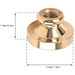DIYスクラップブック  真鍮ワックスシーリングスタンプヘッド  文字d  ゴールドカラー  25x14mm&nbsp;AJEW-WH0099-648
