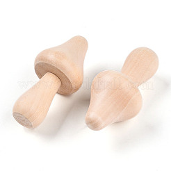 Unfinished Wood Mushroom Ornaments&nbsp;WOOD-T032-09