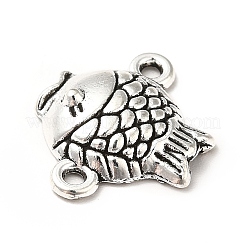 Tibetan Style Alloy Connector Charms&nbsp;PALLOY-M198-19AS