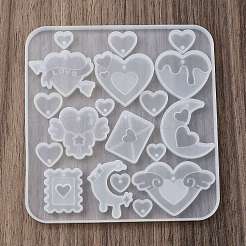 Heart DIY Silicone Ornaments Pendant Molds&nbsp;SIMO-R012-02