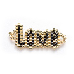Handmade Japanese Seed Beads Links&nbsp;SEED-P003-09A