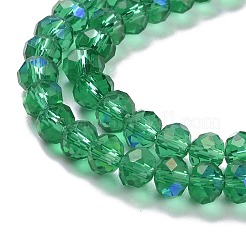 Electroplate Glass Beads Strands&nbsp;X1-EGLA-A034-T4mm-L12