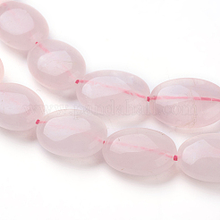 Natural Rose Quartz Beads Strands&nbsp;G-G731-14-16x12mm
