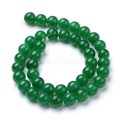 Natural Malaysia Jade Bead Strands&nbsp;G-R412-16-12mm