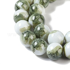 Baking Paint Glass Bead Strands&nbsp;GLAA-H031-01C-13