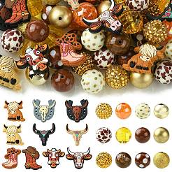 80Pcs DIY Cowboy Theme Findings Beads Kits&nbsp;DIY-CJ0002-48