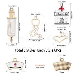 Alloy Enamel Pendants&nbsp;ENAM-SC0001-21