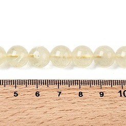 Natural Lemon Quartz(Heated) Beads Strands&nbsp;G-B167-A11-10mm