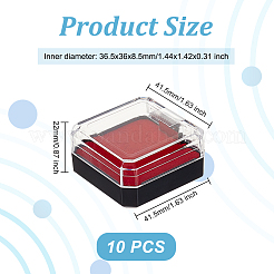 Plastic Presentation Boxes for Badge Storage & Display&nbsp;AJEW-WH0502-11