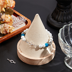 スターリングシルバーのフック留め具2個925セット  プラチナ  12.5x5x2mm  穴：1.8mm&nbsp;STER-BBC0007-98