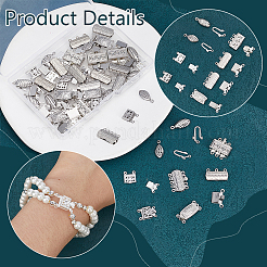 304ステンレススチールボックス留め具  ステンレス鋼色  10.5~21x7~20x2.8~4.5mm  穴：1~1.6mm&nbsp;FIND-PH0020-90