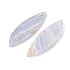 Natural Blue Lace Agate Pendants&nbsp;G-K381-24A