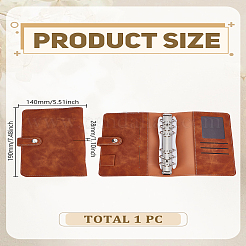 Imitation Leather Loose-leaf Notebook Cover&nbsp;AJEW-WH0695-115B
