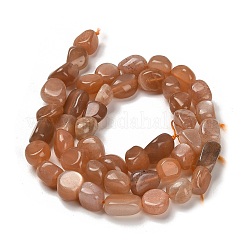Natural Peach Moonstone Beads Strands&nbsp;X-G-P497-01E-69B