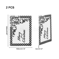 Christmas Plastic Embossing Folders&nbsp;DIY-WH0186-45