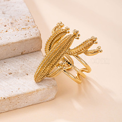 304 Stainless Steel Cuff Open Rings&nbsp;WG385F3-01