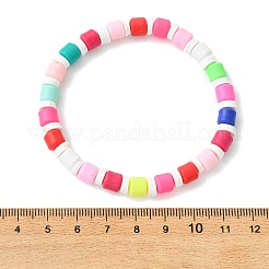 Polymer Clay Beaded Stretch Bracelets for Women&nbsp;BJEW-JB13937