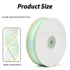 1Roll Solid Color Organza Ribbons&nbsp;ORIB-CY0001-03D