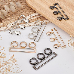 3Sets 3 Colors Zinc Alloy Side Release Buckles&nbsp;FIND-BC0002-44