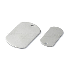 Non-Tarnish 201 Stainless Steel Stamping Blank Tag Pendants&nbsp;STAS-C097-43P