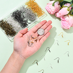 500Pcs 5 Colors Iron Earring Hooks&nbsp;IFIN-YW0004-06