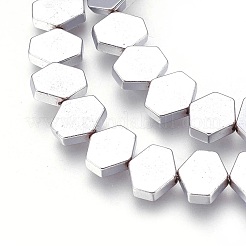 Electroplated Non-magnetic Synthetic Hematite Beads Strands&nbsp;G-P392-K