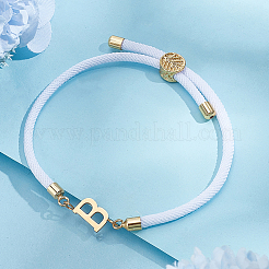 1pc Adjustable Nylon Cord Slider Bracelets for Women&nbsp;BJEW-LP0001-33B-G