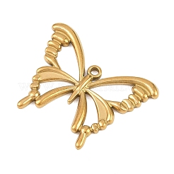 304 Stainless Steel Pendants&nbsp;STAS-E523-01A-G