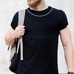 Anti-Tarnish Rhodium Plated 925 Sterling Silver Thin Dainty Link Chain Necklace for Women Men&nbsp;JN1096B-01