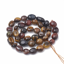 Natural Tiger Eye Beads Strands&nbsp;G-S331-8x10-025