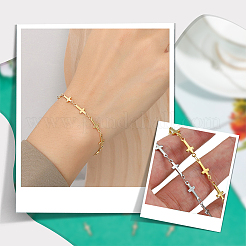 40Pcs 2 Colors Brass Links&nbsp;KK-AR0004-47
