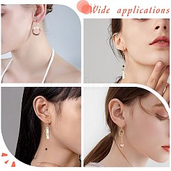 DIY ナチュラル シェル チャーム イヤリング メイキング キット  ジオメトリ シェル ペンダントと真鍮および合金リンク コネクターを含む  天然石ビーズ  アイアン製ピアスフック  304ステンレススチールイヤリング金具  ミックスカラー&nbsp;DIY-SZ0009-40