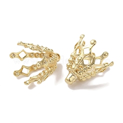 Brass Bead Cap Bails&nbsp;KK-K383-26B-G