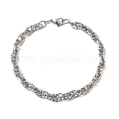 201 Stainless Steel Link Chain Bracelets for Men&nbsp;STAS-T077-12P