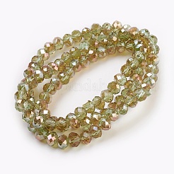 Electroplate Glass Beads Strands&nbsp;LS-GLAA-K027-HR-B03