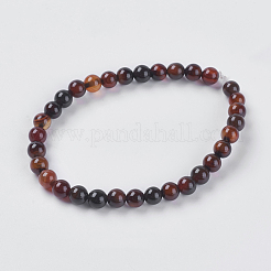 Natural Agate Beads Strands&nbsp;G-G515-6mm-04