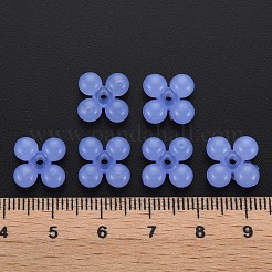透明なアクリルビーズ  染め  [10]の形  ミディアムスレートブルー  13x13x5mm  穴：1.5mm  約1510個/500g&nbsp;MACR-S373-02E-01